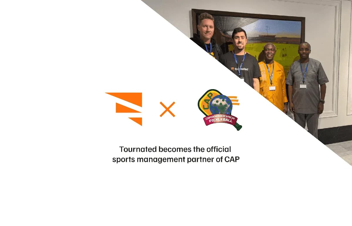 Tournated Becomes Official Sports Management Partner of the Confederation of African Pickleball